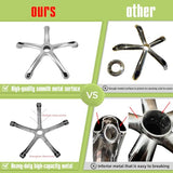 Ainilaily Rolling Stool with Wheels, Heavy Duty 400 lbs Stool for Shop Guitar Lab Tattoo Workbench Medical, Adjustable Swivel Chair (Grey)