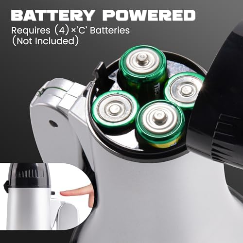 MyMealivos Portable Megaphone Bullhorn 20 Watt Power Megaphone Speaker Voice and Siren/Alarm Modes with Volume Control and Strap (Silver)…