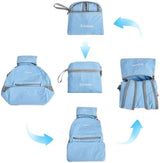 G4Free 20L Lightweight Packable Backpack Travel Hiking Daypack Foldable Backpack for Men Women(Light Blue)