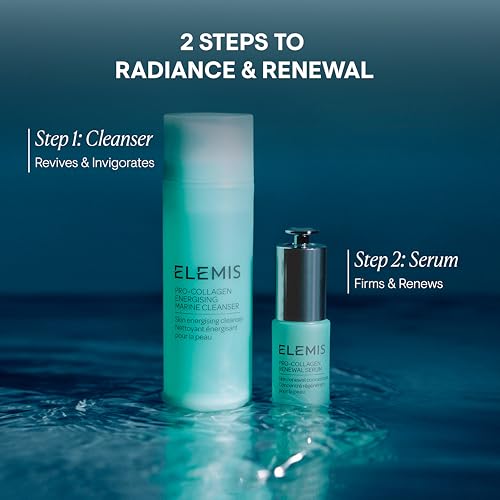 ELEMIS Pro-Collagen Renewal Serum Retinol Alternative Facial Concentrate Rejuvenates, Firms and Reduces the Look of Fine Lines and Wrinkles 15 mL