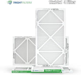12x24x1 Air Filter 4 Pack, MERV 8 Pleated Dust Defense Air Filters Replacement Air Conditioner HVAC AC Furnace Filter, Durable and Lightweight