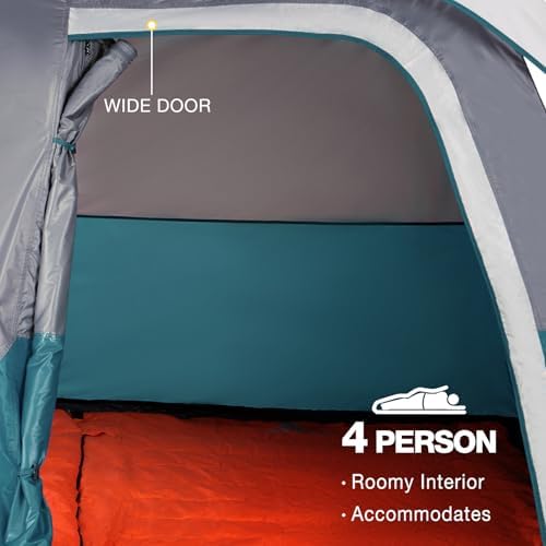 CAMEL CROWN 4/6 Person Tent Waterproof Lightweight Portable Backpacking Tent for Outdoor Camping Hiking