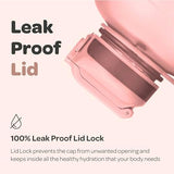 Hydracy Water Bottle with Time Marker -Large BPA Free Water Bottle & No Sweat Sleeve -Leak Proof Gym Bottle with Fruit Infuser Strainer & Times to Drink -Ideal for Fitness Sports & Outdoors