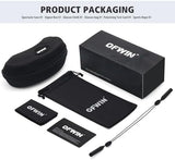 Polarized Sports Sunglasses for Men Women Unbreakable Frame Cycling Fishing Wrap Around Sunglasses UV400 Protection