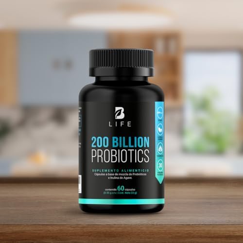 200 Billones de Probióticos 11 diferentes Cepas. 60 cápsulas de 500 mg. Cápsulas con tecnología DRcaps®. Ingredientes naturales. 200 Billion Probiotics Platinum B Life.
