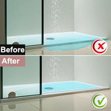 Shower Threshold Water Dam Guard - Self-Adhesive Silicone Waterproof Barrier, Leak-Proof, Flexible, Easy Installation, Customizable Length for Showers, Bathtubs, Sinks, and Countertops by Hzetuu