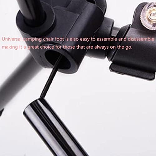 Universal Camping Chair Foot Rest, Folding Attachable Footrest Leg Rest Outdoor Folding Chair for Outdoor Gardening Fishing Beach Hiking
