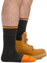 Darn Tough Men's Steely Boot Midweight with Full Cushion Toe Box Work Sock (Style 2006) -