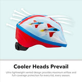 Schwinn Classic Toddler and Baby Bike Helmet for Boys and Girls, Dial Fit Adjustment and Full Range Padding, Extended Lower Shell