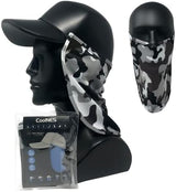 UV Sun Protection Neck Drape Adjustable Multifunctional 2 in 1 Face Covering for Outdoor Fishing - Unisex
