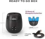 Thermacell E-Series Rechargeable Mosquito Repeller with 20’ Mosquito Protection Zone; Bug Spray Alternative; Scent Free