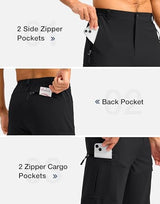 Pudolla Men's Hiking Shorts 11" Lightweight Cargo Work Shorts for Men Summer Travel Golf Casual Outdoor with 5 Pockets