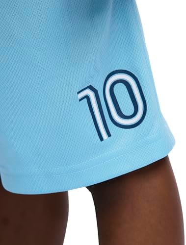 boys Lifestyle Short Sleeve 2-piece Set, Slim-fit Jersey Set With Top & Shorts