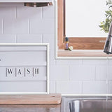 Art3dwallpanels 25 Ft Flexible Peel and Stick Trim Molding Decorative for Backsplash Tile Edge Border, Self-Adhesive Wall Trim Strips（White）