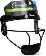 Champion Sports Steel Softball Face Mask - Classic Fielders Masks for Adults - Durable Head Guards - Premium Sports Accessories for Indoors and Outdoors - Multiple Styles