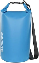MARCHWAY Floating Waterproof Dry Bag Backpack 5L/10L/20L/30L/40L, Roll Top Sack Keeps Gear Dry for Kayaking, Rafting, Boating, Swimming, Camping, Hiking, Beach, Fishing