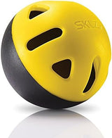 SKLZ Premium Impact Limited-Flight Training Baseballs, Perfect for Adding Power to Swing, Use Indoors Or Outdoors for Practice and Drills, Baseball, Softball, and Mini Balls, Yellow/Black