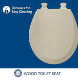 Bemis 500EC 006 Toilet Seat, 1 Pack Round, Bone