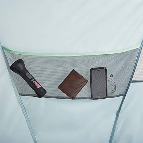 Coleman Skydome XL Family Camping Tent, 8/10/12 Person Dome Tent with 5 Minute Setup, Includes Rainfly, Carry Bag, Storage Pockets, Ventilation, and Weatherproof Liner, Blue Nights