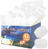 Solid Fuel Tablets Fire Starter for Fireplace, for Indoor and Outdoor use, for Campfires, BBQ, Fire Starters for Grill and Wood Stove - Firelighters