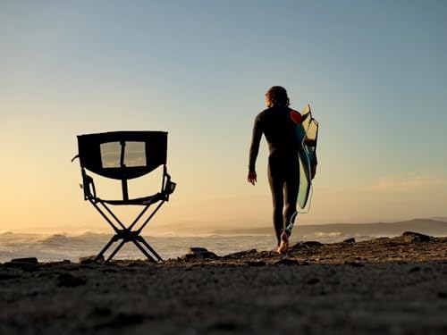 Front Runner Expander Camping Chair (Black Portable Outdoor Folding Chair).