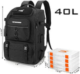 KastKing Karryall Fishing Tackle Backpack with Rod Holders 4 Tackle Boxes,40L Fishing Bag Storage Fishing Gear and Equipment