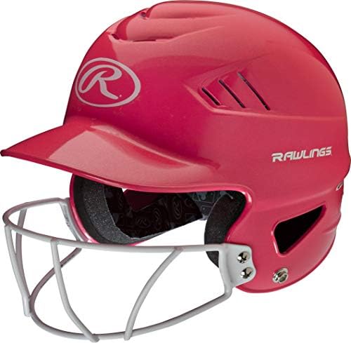 Rawlings | COOLFLO Batting Helmet with Facemask | Fastpitch Softball | One Size fits Most (6 1/2-7 1/2)