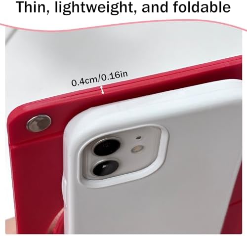 2 Pcs Foldable Airplane Foot Rest for Long Flight, Portable Camping Hiking Stool Travel Under Desk Foot Leg Rest for Airplane, Subway, Outdoor (Red+Navy)