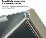 iClimb Mini Solo Folding Table Ultralight Compact for Backpacking Camping Hiking Beach Picnic (Gunmetal, Mini)