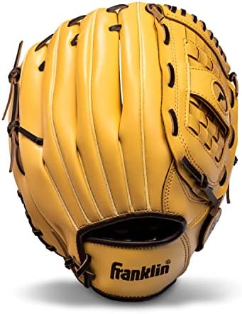 Franklin Sports Baseball + Softball Gloves - Field Master Adult + Youth Baseball + Softball Gloves - Right Hand + Left Hand Gloves - Infield + Outfield Mitts - Multiple Sizes + Colors