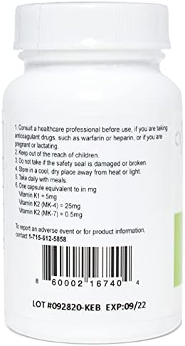 30.5 milligrams of Ks, 2 milligrams Astaxanthin