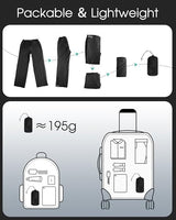 33,000ft Packable Rain Pants for Women Waterproof Pants Lightweight Rain Over Pants Outdoor Windproof Pant for Golf Hiking