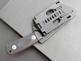 Eafengrow EF121 EDC Fixed Blade Knife D2 Blade Steel G10 Handle with Kydex Sheaths for Outdoor Activities Camping