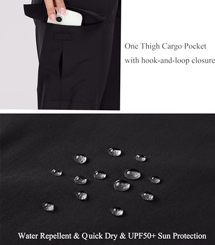 Oalka Women's Hiking Shorts Lightweight Zipper Pockets Cargo Quick Dry Summer Shorts