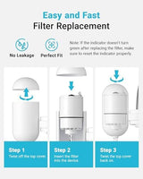 AQUACREST RF3375 NSF Certified Water Filter, Compatible with Pur® RF-3375 (RF33752V2) Faucet Replacement Water Filter, PUR®, PUR®PLUS Faucet Filtration Systems (3 Count, Packing May Vary)