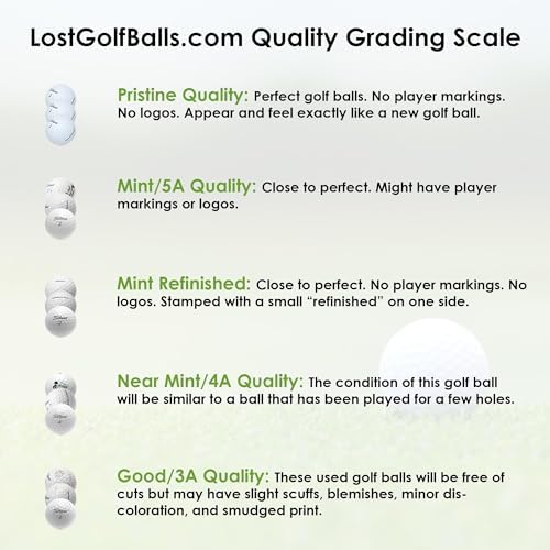 LostGolfBalls - 12 Titleist Pro V1 Golf Balls in Mint Condition, 2023 Year Model, No Logos, No Player Markings, Refinished Used Golf Balls, Quality Guaranteed, White