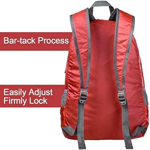 G4Free 20L Lightweight Packable Backpack Travel Hiking Daypack Foldable Backpack for Men Women