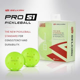 Selkirk Pro S1 Ball | Crack-Resistant | 38 Hole Outdoor Pickleball Balls | USAPA Approved Pickle Ball for Tournament Play | Advanced Aerodynamics |