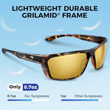 KastKing Huzzah Polarized Sport Sunglasses for Men and Women, Ideal for Driving Fishing Cycling and Running,UV Protection