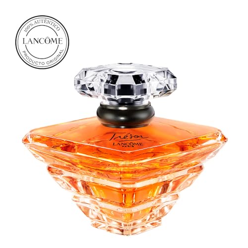 LANCOME PARIS Lancôme Trésor Eau de Parfum - Long Lasting Fragrance with Notes of Rose, Lilac, Peach & Apricot Blossom - Elegant & Romantic Women's Perfume - 3.4 Fl Oz