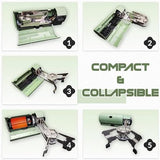 17,700 BTU Foldable Butane Camping Stove – 5,200W Portable Gas Burner with Carrying Bag for Outdoor Cooking, Backpacking & Emergency Use