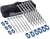 ‎Homeon Wheels Camping Ground Anchors Aluminum Screw Heavy Duty Metal Non-Rust Cast Tent Anchors in Kit for Securing Animals,Tents, Canopies, Sheds, Car Ports, Swing Sets Outdoors Beach（Blue）