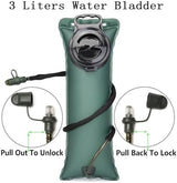 ATBP Insulated Water Hydration Pack Bag with 3L TPU Bladder Tactical Molle Hydration Backpack for Hiking Cycling Running