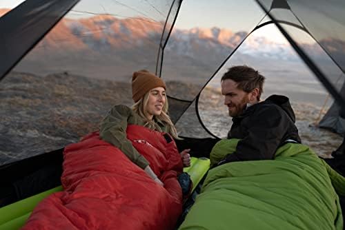 TETON Sports LEEF Ultralight Mummy Sleeping Bag Perfect for Backpacking, Hiking, and Camping; 3-4 Season Mummy Bag; Free Stuff Sack Included