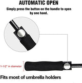 Golf Umbrella Large 58/62/68 Inch Automatic Open Golf Umbrella Extra Large Oversize Double Canopy Vented Umbrella Windproof Waterproof for Men and Women