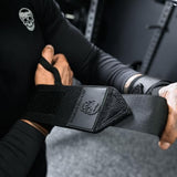 Gymreapers Weightlifting Wrist Wraps (IPF Approved) 18" Professional Quality Wrist Support with Heavy Duty Thumb Loop - Best Wrap for Powerlifting Competition, Strength Training, Bodybuilding