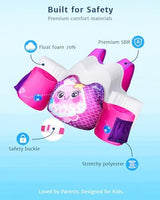 Toddler Swim Vest for 1-3-5,6,7,8,9 Years Old, Puddle Pool Floats Kids Jumper 20-30-50-60-70 Pounds, Swimming Arm Floaties with Shoulder Harness Arm Wings for Swimmies, Toddlers, Boys, Girls