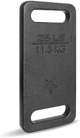 Yes4All Cast Iron Ruck Weight, Weighted Plate for Rucking, Swings, Squat, Strength Training - Multiple Weights: 10LB to 45LB