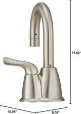 InSinkErator H-HOT150SN-SS Instant Hot Water Dispenser System with Stainless Steel Tank, Satin Nickel