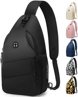 Crossbody Bags for Women Men Trendy Sling Bag Bakpack Casual Chest Bag with Convertible Shoulder Strap